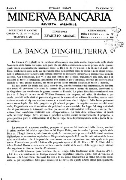 Minerva bancaria rivista mensile