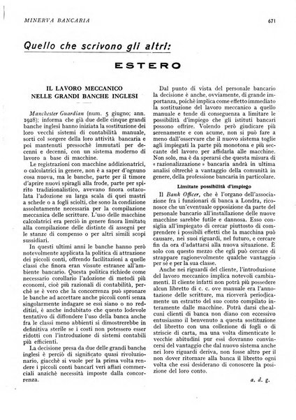 Minerva bancaria rivista mensile