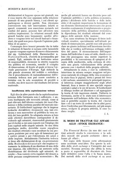 Minerva bancaria rivista mensile