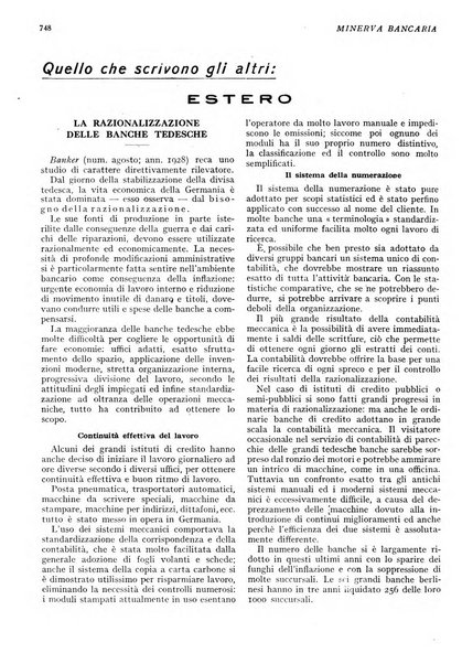 Minerva bancaria rivista mensile