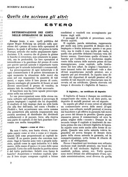 Minerva bancaria rivista mensile