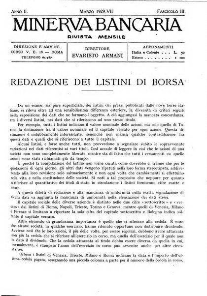 Minerva bancaria rivista mensile