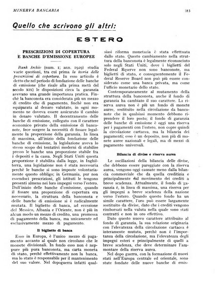 Minerva bancaria rivista mensile