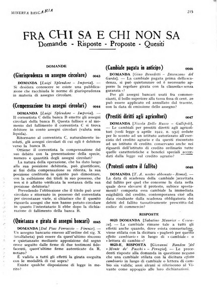 Minerva bancaria rivista mensile