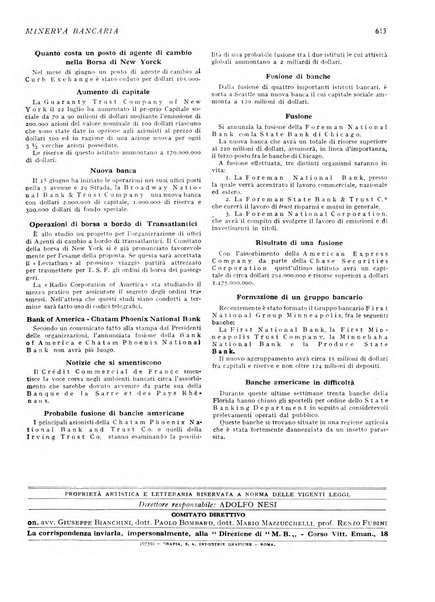 Minerva bancaria rivista mensile