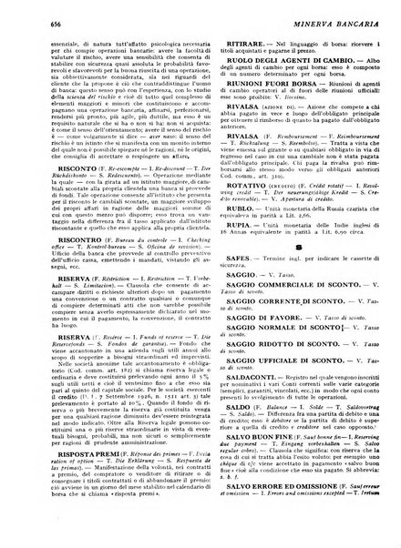 Minerva bancaria rivista mensile