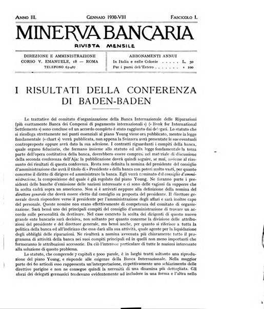 Minerva bancaria rivista mensile