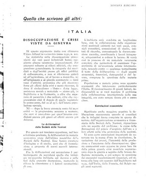 Minerva bancaria rivista mensile