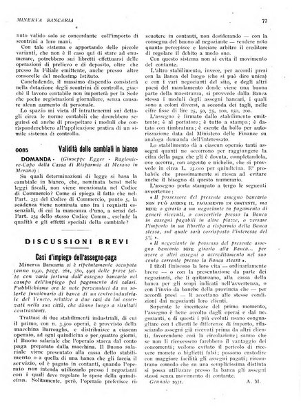 Minerva bancaria rivista mensile