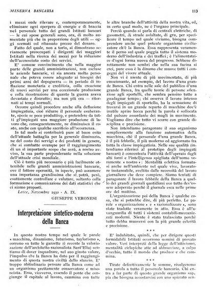 Minerva bancaria rivista mensile