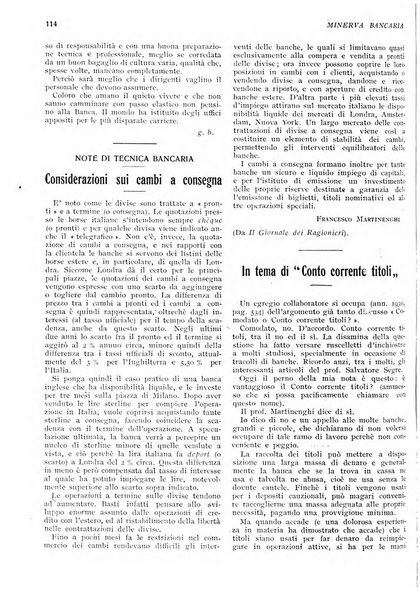 Minerva bancaria rivista mensile