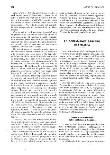 Minerva bancaria rivista mensile