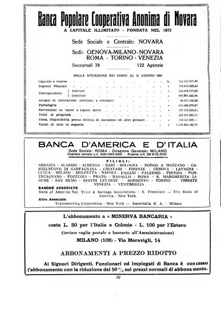 Minerva bancaria rivista mensile