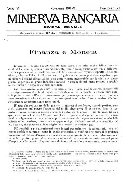 Minerva bancaria rivista mensile