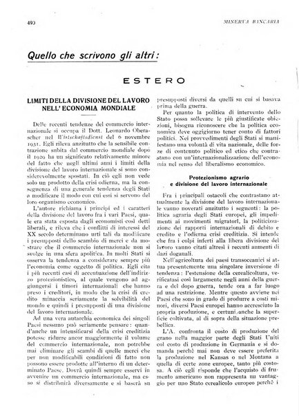 Minerva bancaria rivista mensile