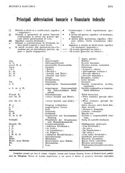 Minerva bancaria rivista mensile