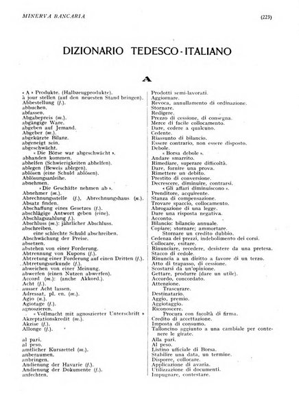 Minerva bancaria rivista mensile