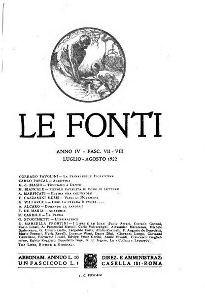 Le fonti