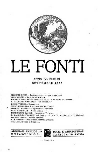 Le fonti