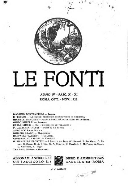 Le fonti