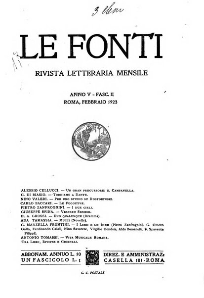 Le fonti