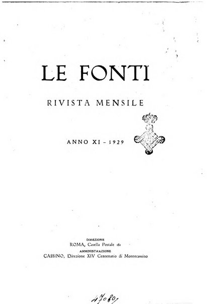 Le fonti