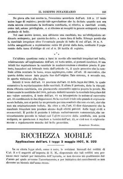 Il diritto finanziario rivista quindicinale di dottrina e giurisprudenza in materia d'imposte dirette e tasse sugli affari