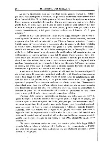 Il diritto finanziario rivista quindicinale di dottrina e giurisprudenza in materia d'imposte dirette e tasse sugli affari