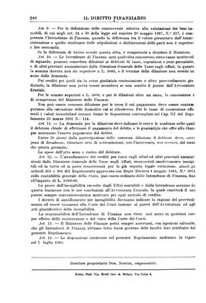 Il diritto finanziario rivista quindicinale di dottrina e giurisprudenza in materia d'imposte dirette e tasse sugli affari