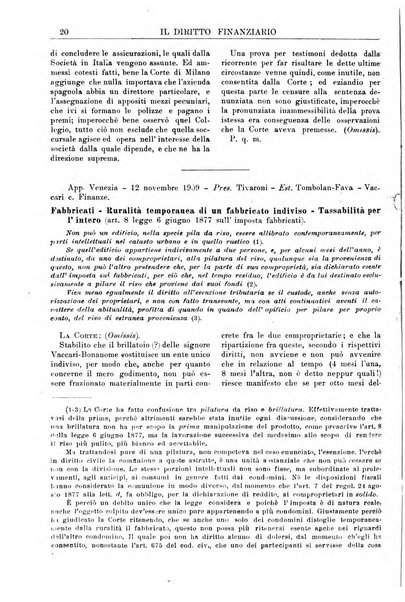 Il diritto finanziario rivista quindicinale di dottrina e giurisprudenza in materia d'imposte dirette e tasse sugli affari