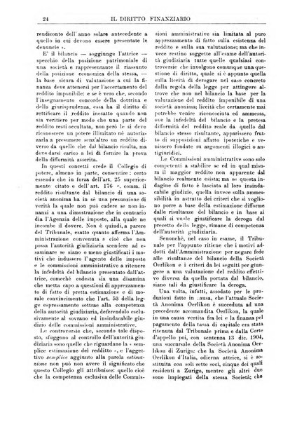 Il diritto finanziario rivista quindicinale di dottrina e giurisprudenza in materia d'imposte dirette e tasse sugli affari