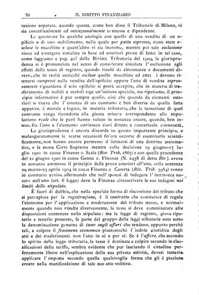 Il diritto finanziario rivista quindicinale di dottrina e giurisprudenza in materia d'imposte dirette e tasse sugli affari