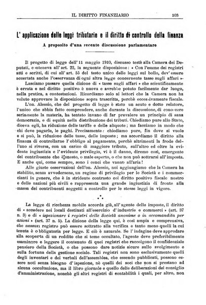 Il diritto finanziario rivista quindicinale di dottrina e giurisprudenza in materia d'imposte dirette e tasse sugli affari