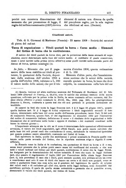 Il diritto finanziario rivista quindicinale di dottrina e giurisprudenza in materia d'imposte dirette e tasse sugli affari