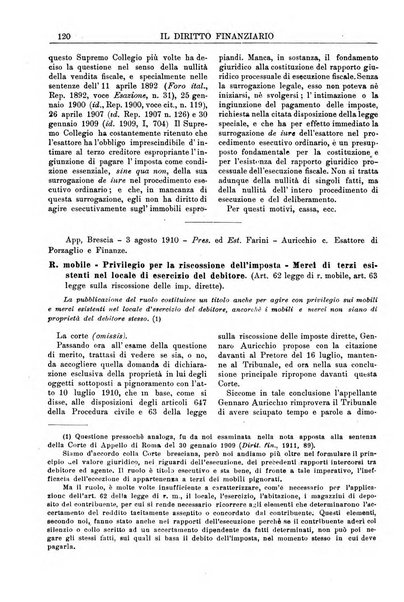 Il diritto finanziario rivista quindicinale di dottrina e giurisprudenza in materia d'imposte dirette e tasse sugli affari