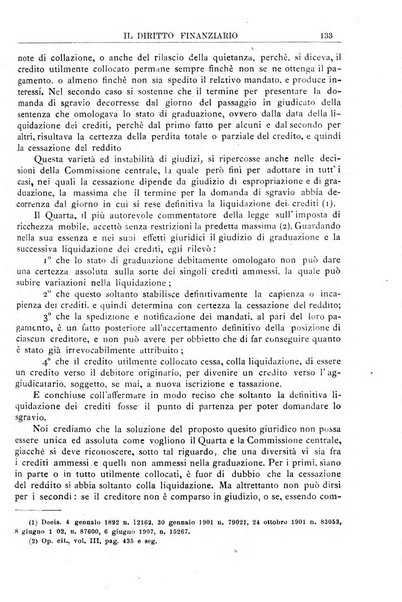 Il diritto finanziario rivista quindicinale di dottrina e giurisprudenza in materia d'imposte dirette e tasse sugli affari