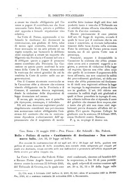 Il diritto finanziario rivista quindicinale di dottrina e giurisprudenza in materia d'imposte dirette e tasse sugli affari