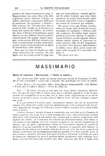 Il diritto finanziario rivista quindicinale di dottrina e giurisprudenza in materia d'imposte dirette e tasse sugli affari