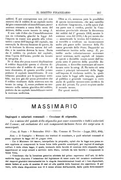 Il diritto finanziario rivista quindicinale di dottrina e giurisprudenza in materia d'imposte dirette e tasse sugli affari