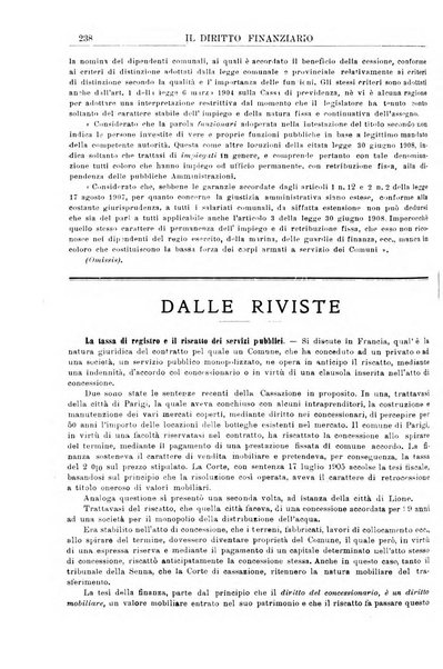 Il diritto finanziario rivista quindicinale di dottrina e giurisprudenza in materia d'imposte dirette e tasse sugli affari