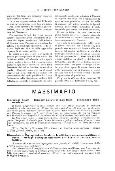 Il diritto finanziario rivista quindicinale di dottrina e giurisprudenza in materia d'imposte dirette e tasse sugli affari