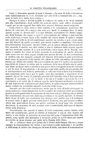 Il diritto finanziario rivista quindicinale di dottrina e giurisprudenza in materia d'imposte dirette e tasse sugli affari