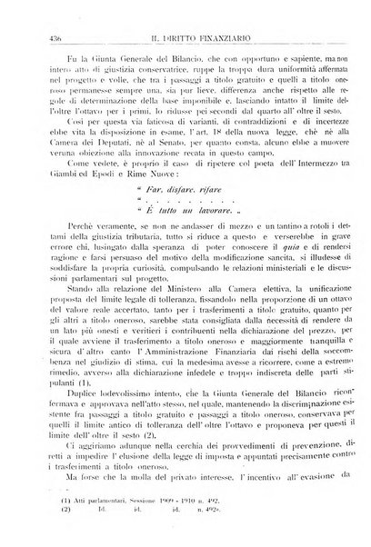 Il diritto finanziario rivista quindicinale di dottrina e giurisprudenza in materia d'imposte dirette e tasse sugli affari