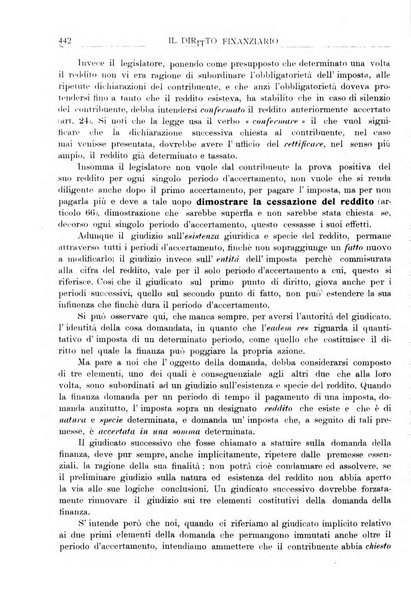 Il diritto finanziario rivista quindicinale di dottrina e giurisprudenza in materia d'imposte dirette e tasse sugli affari