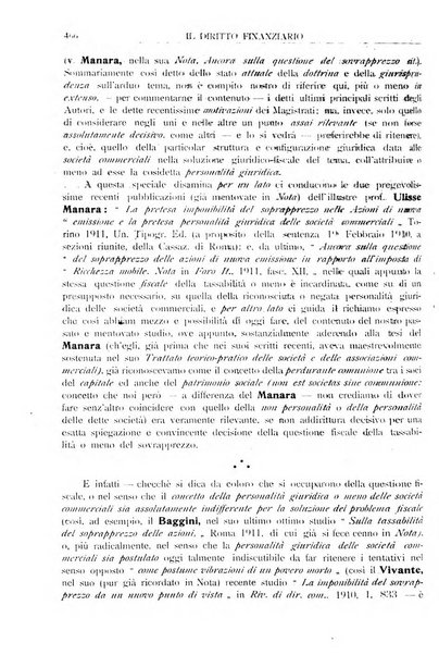 Il diritto finanziario rivista quindicinale di dottrina e giurisprudenza in materia d'imposte dirette e tasse sugli affari