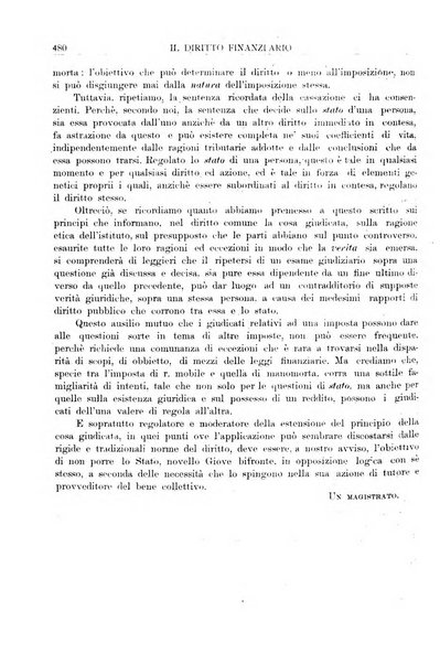 Il diritto finanziario rivista quindicinale di dottrina e giurisprudenza in materia d'imposte dirette e tasse sugli affari