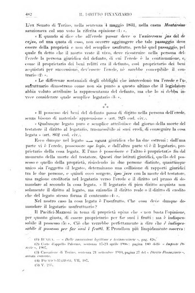 Il diritto finanziario rivista quindicinale di dottrina e giurisprudenza in materia d'imposte dirette e tasse sugli affari