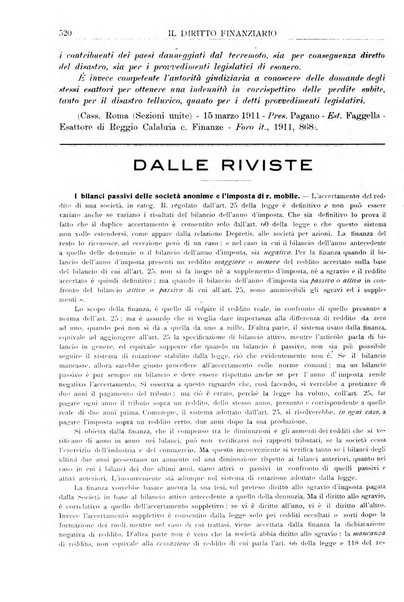 Il diritto finanziario rivista quindicinale di dottrina e giurisprudenza in materia d'imposte dirette e tasse sugli affari