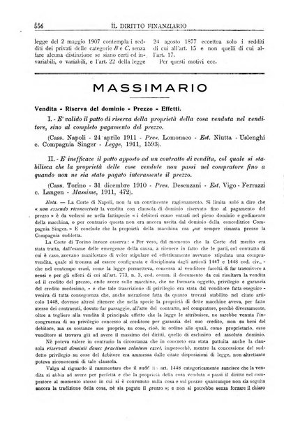 Il diritto finanziario rivista quindicinale di dottrina e giurisprudenza in materia d'imposte dirette e tasse sugli affari