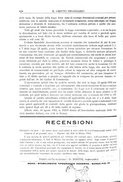 Il diritto finanziario rivista quindicinale di dottrina e giurisprudenza in materia d'imposte dirette e tasse sugli affari